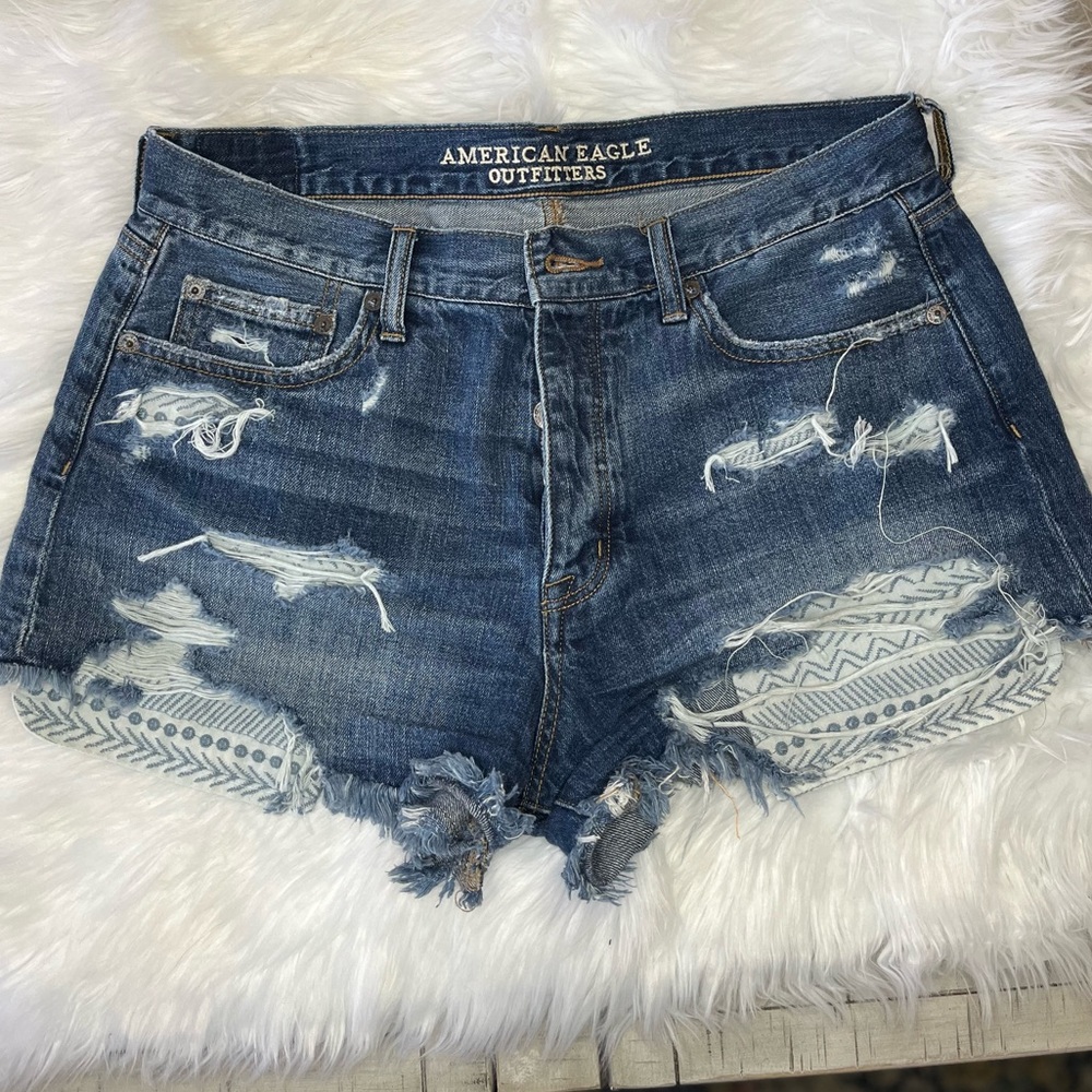 American Eagle Hi Rise Festival shorts size 10